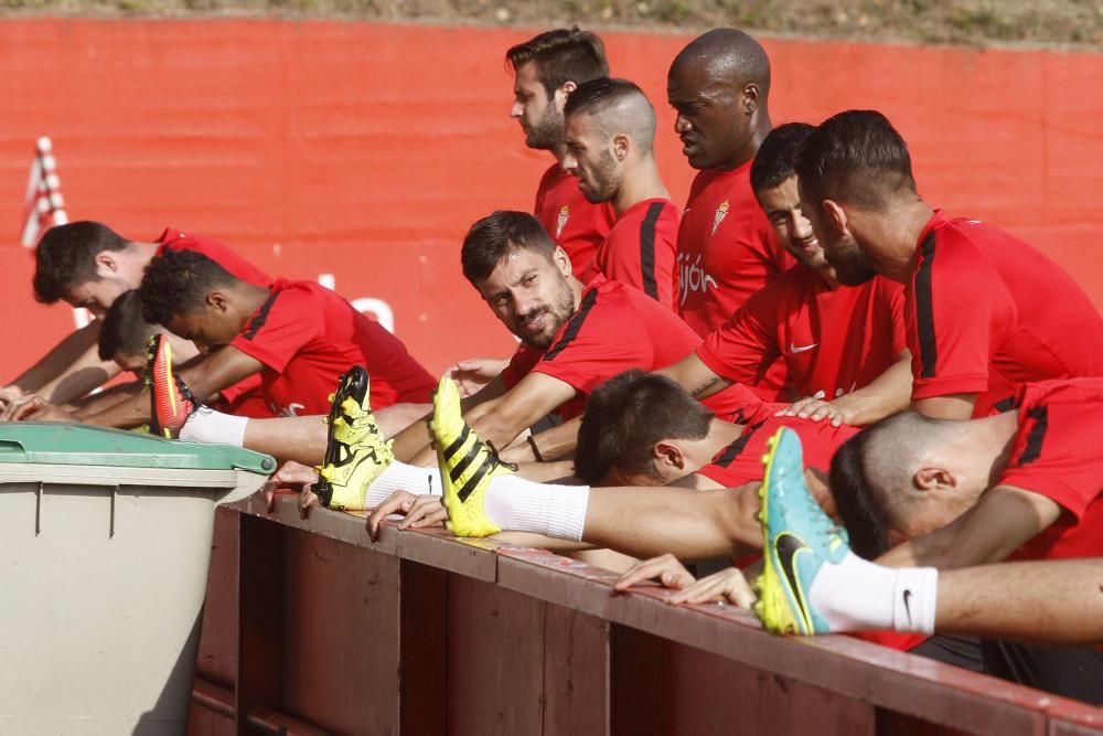 Entrenamiento del Sporting