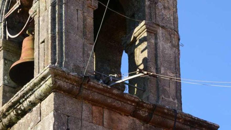 Daños en el tejado de la iglesia de San Martiño, que es BIC // G. N.