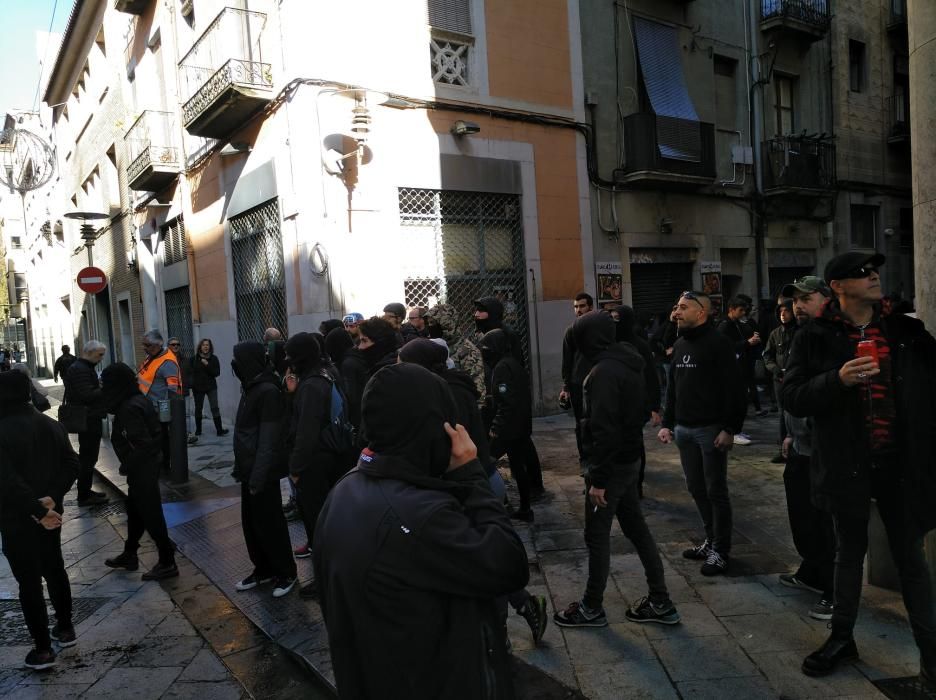 Incidents a Girona en el Dia de la Constitució