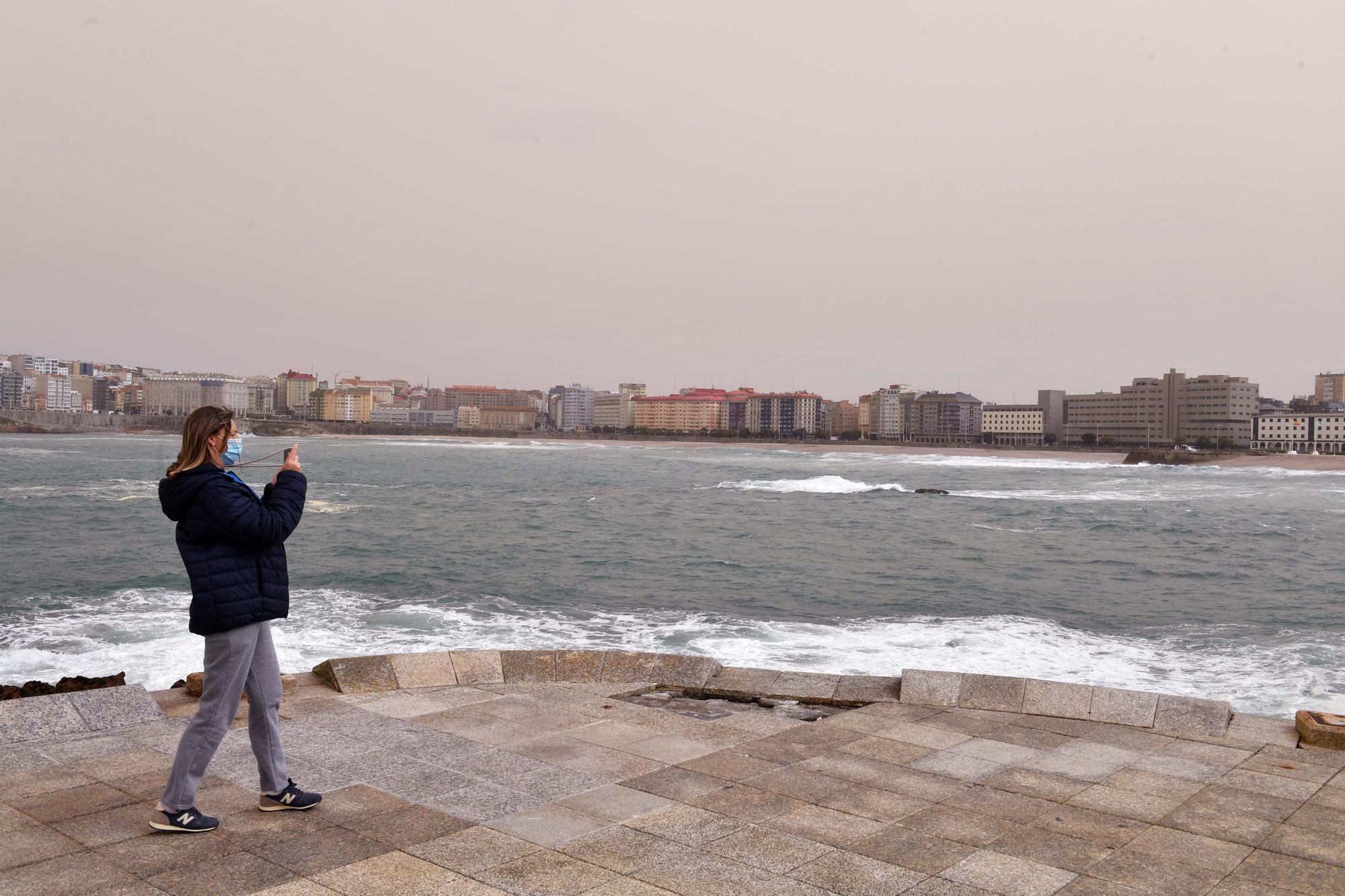 La calima provoca un empeoramiento de la calidad del aire en A Coruña