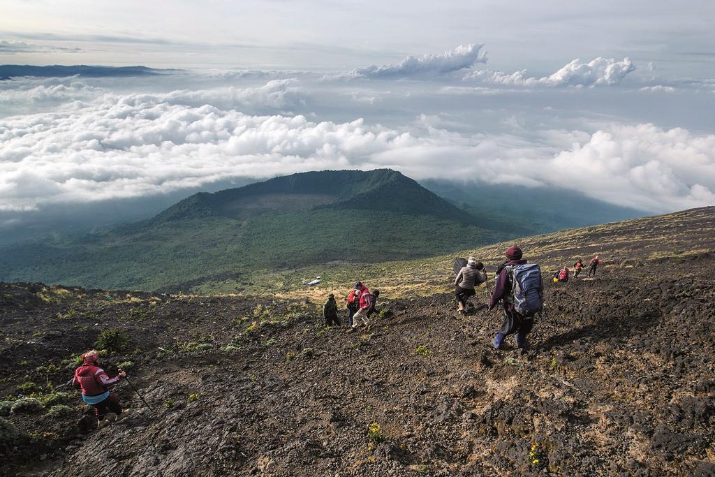 Volcán Nyiragongo.