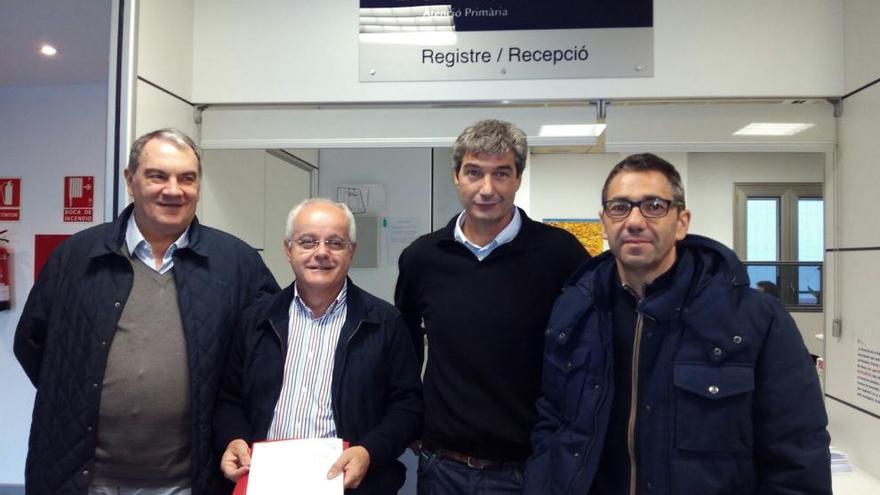 De izquierda a derecha: Mariano Bujosa, Alfonso Ramón, Fernando Unceta, Gorka Iriarte.