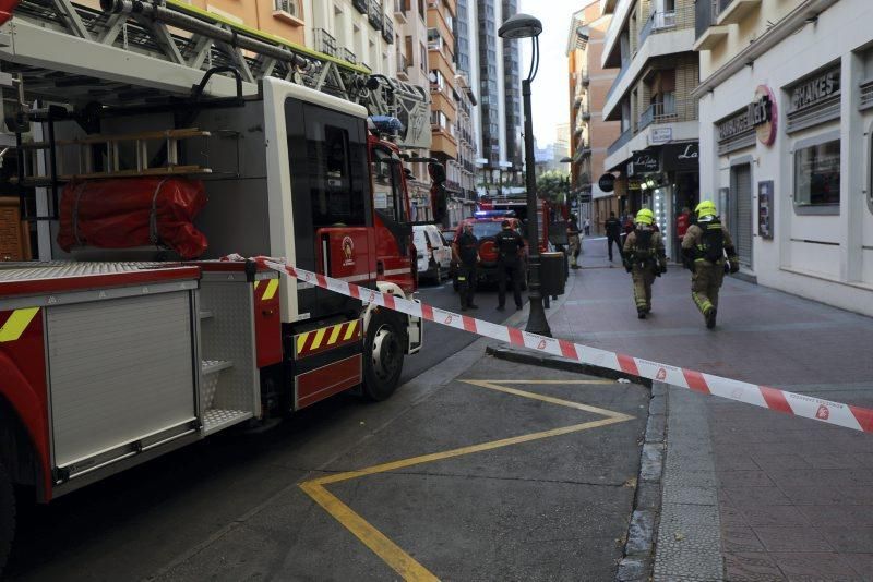 Incendio en el restaurante Albarracín