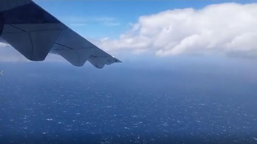 Vuelo con viento entre Fuerteventura y Gran Canaria (14/03/2022)