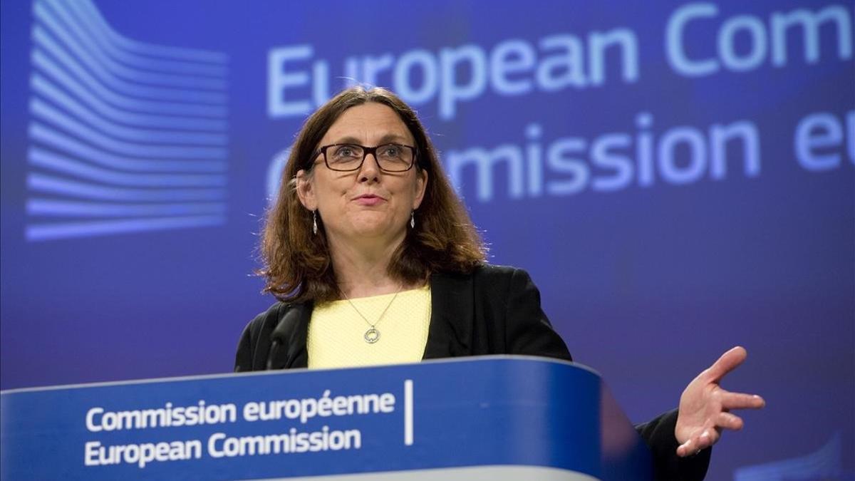 Cecilia Malmström, comisaria europea de Comercio.