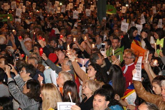 Concentració a la Plaça Constitució