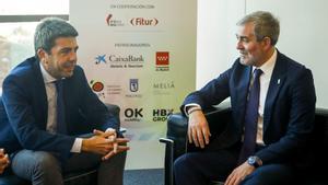 Presidentes de Canarias y Valencia, Clavijo y Mazón, se reúnen en Madrid