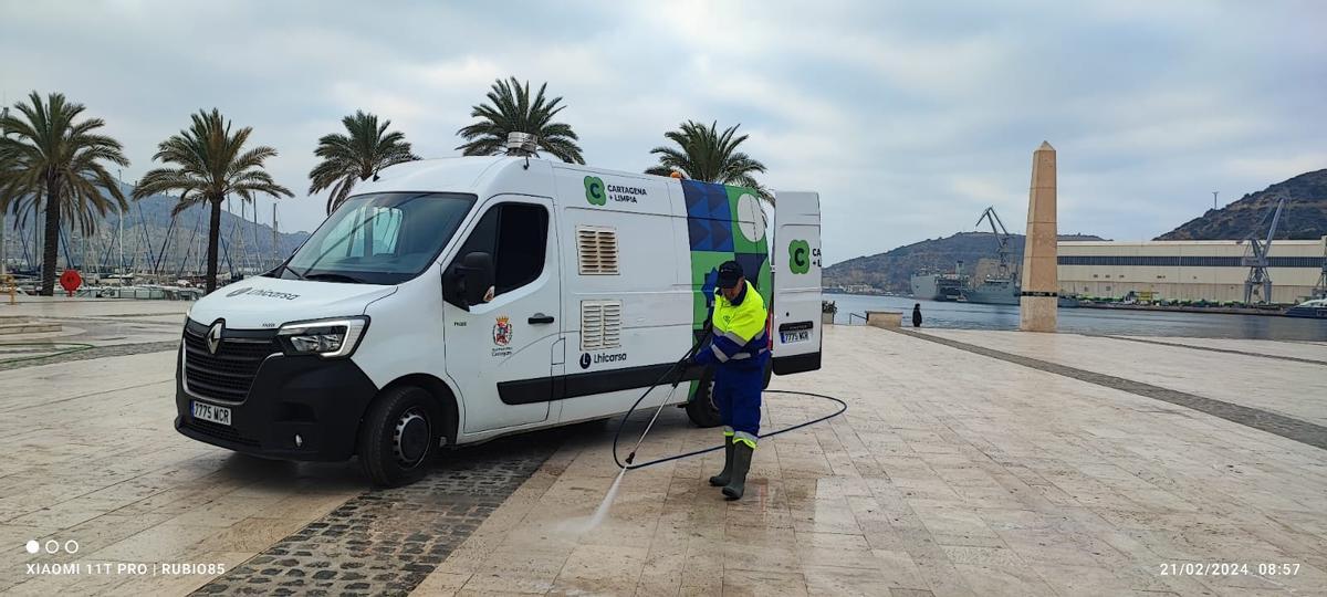 Se han incrementado los servicios de baldeo de agua, tanto en frecuencia como en las áreas cubiertas