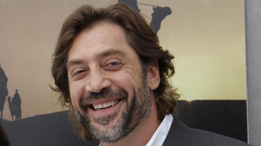 Bardem en la presentación de la película.