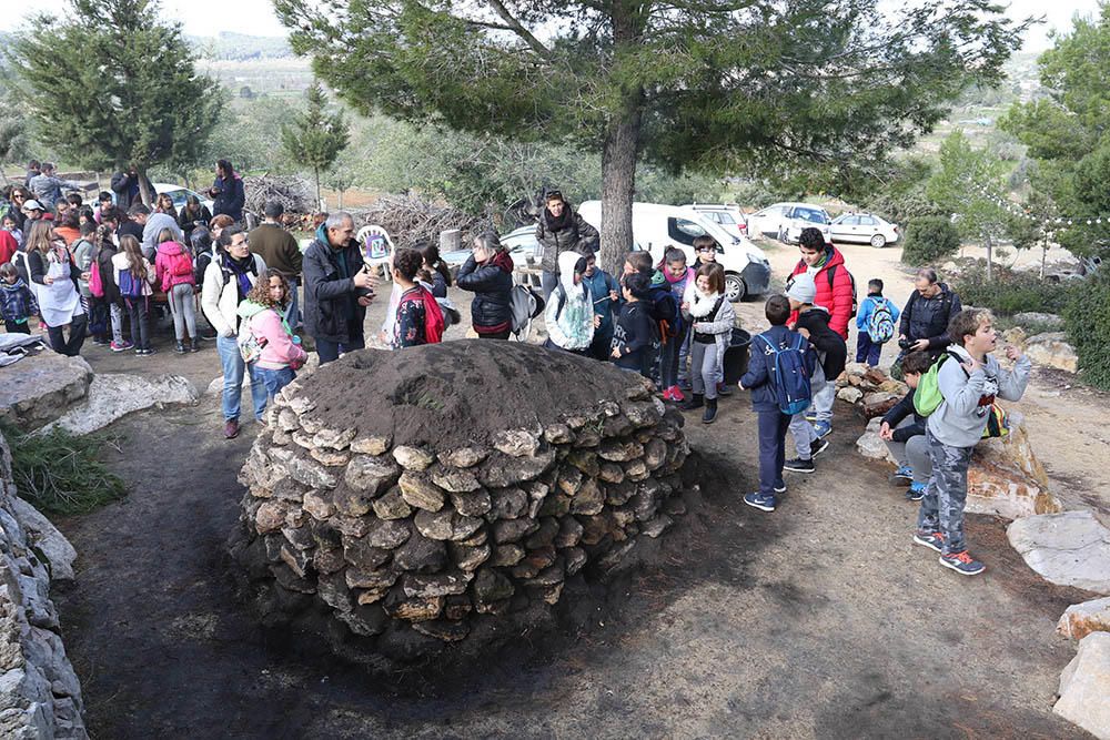 Los colegios de Sant Antoni inauguraron ayer esta fiesta al aire libre que continúa todo el fin de semana.