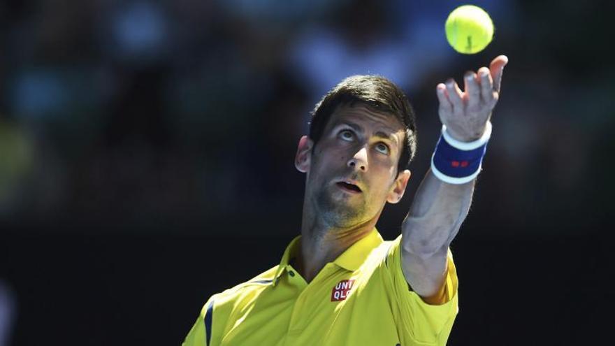 Novak Djokovic durant l&#039;Open d&#039;Austràlia d&#039;enguany.