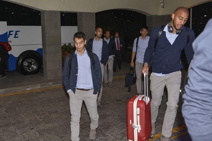 16/02/2018 SAN AGUSTIN. LLegada del Sevilla FC al Hotel Melía Tamarindo. FOTO: J. PÉREZ CURBELO