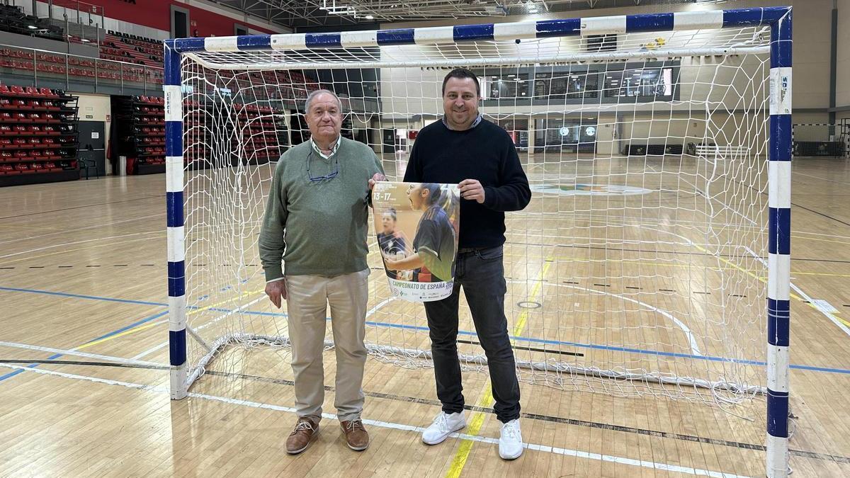 Damián López y Sergio Villalbahan presentado el Campeonato Nacional en el pabellón Camilo Cano