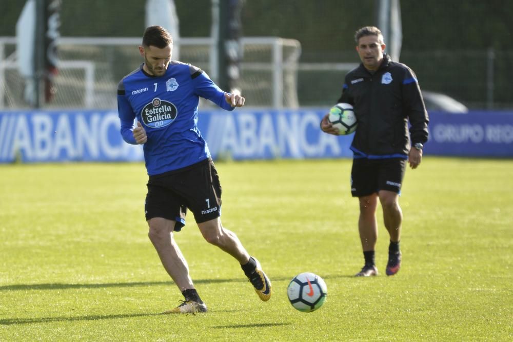 Pepe Mel recuperará para el partido ante el Girona a Pedro Mosquera, que ha recibido hoy el alta médica.