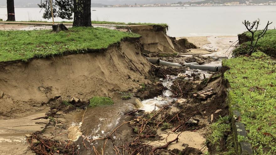 A Guarda lanza un SOS por el colapso del estuario del Miño tras las fuertes lluvias