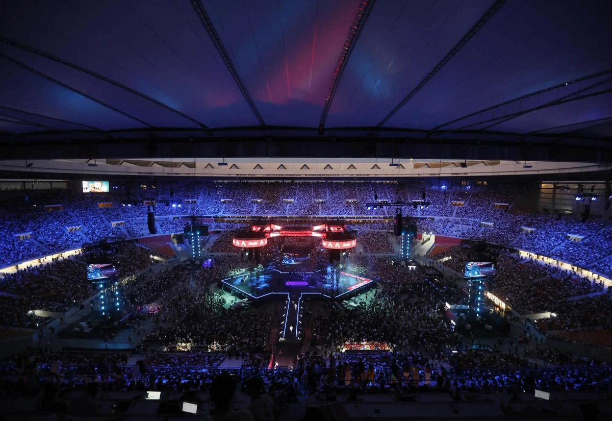 El estadio Metropolitano en La Velada del Año
