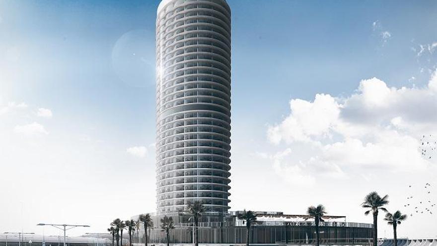 Diseño de la Torre del Puerto, obra del arquitecto Pepe Seguí.