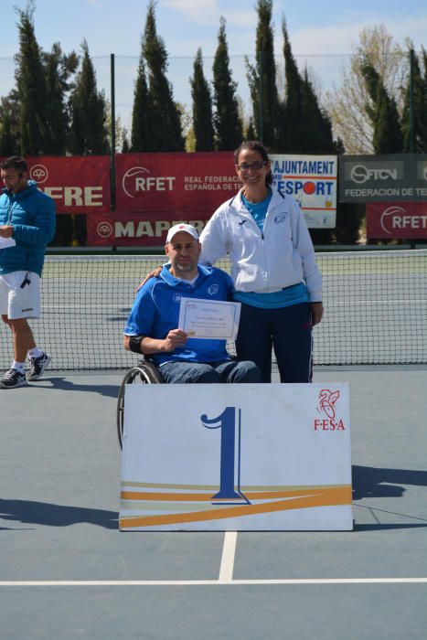 De la Puente gana el Nacional de Tenis en silla de ruedas de Almussafes