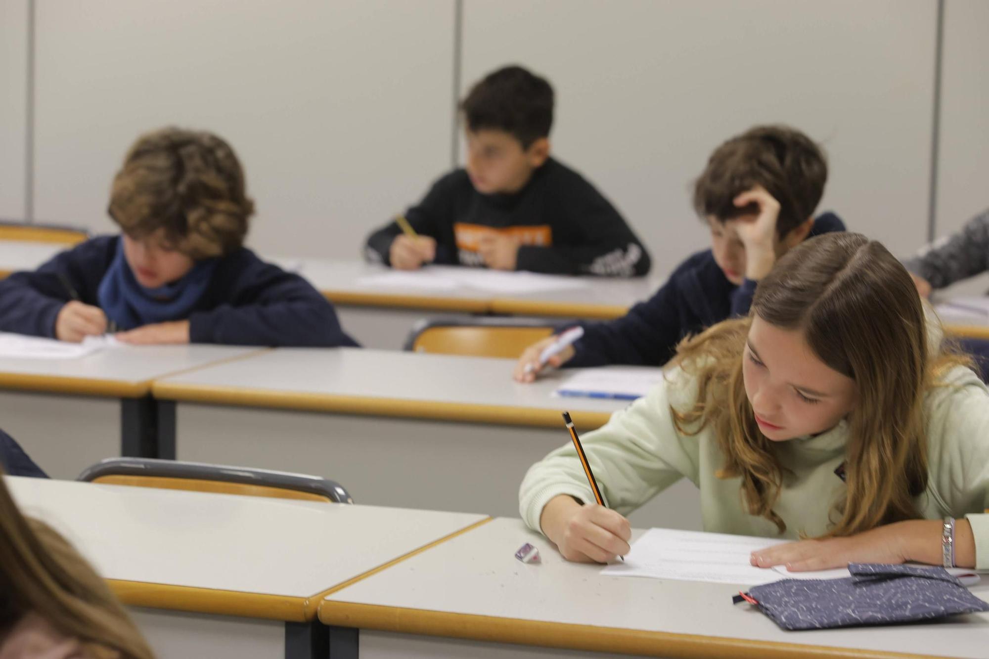 Dos mil niños participan en la Olimpiada Matemática que hoy ha organizado el Colegio Guadalaviar en la UPV