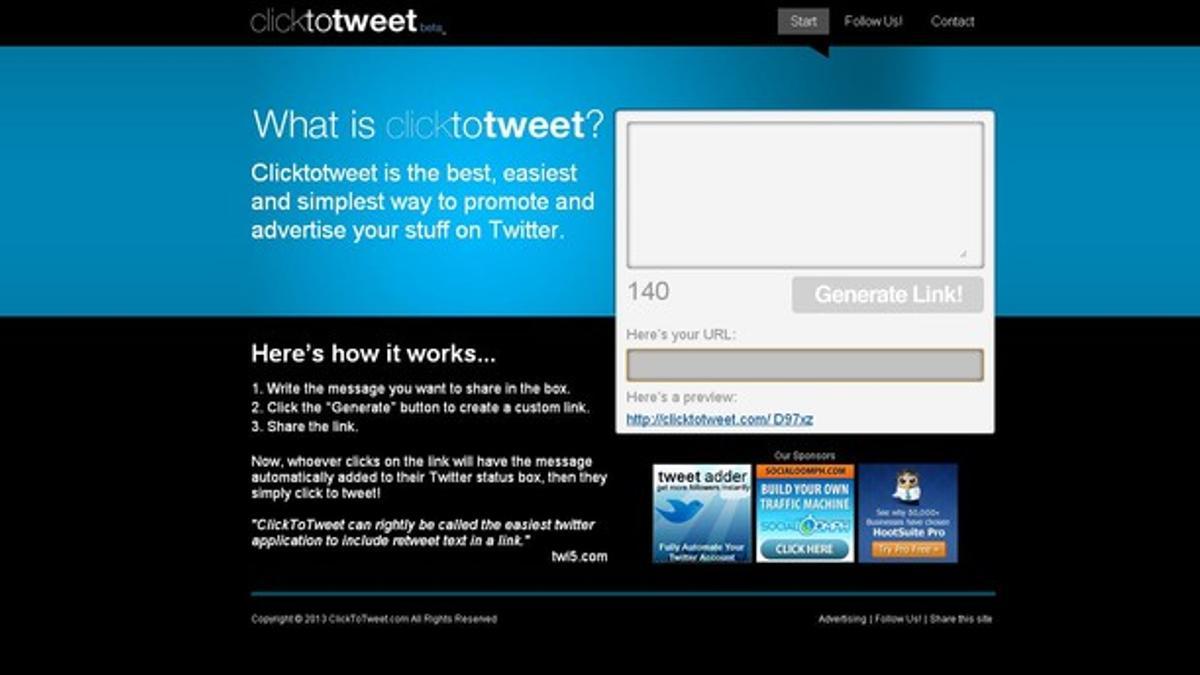 Click to Tweet permite compartir frases de artículos en Twitter