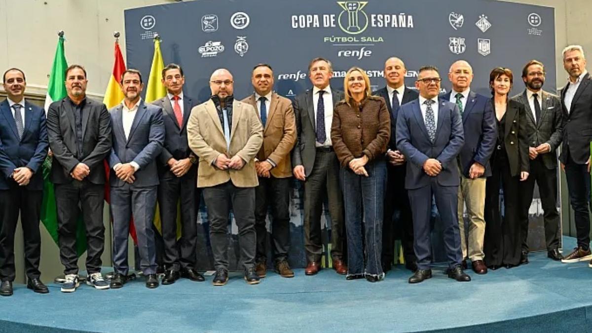 La presentación de la Copa de España, con Jordi Torras a la derecha