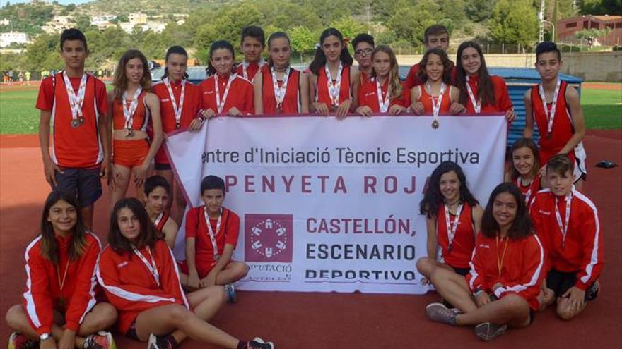 El Colegio Diputación arrasa en el Autonómico al aire libre