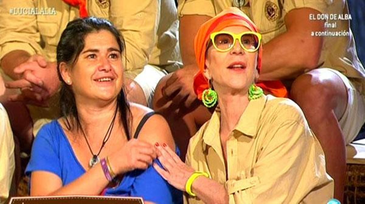 Lucía Etxebarria amb Karmele al ’Campamento de verano’ (T-5).
