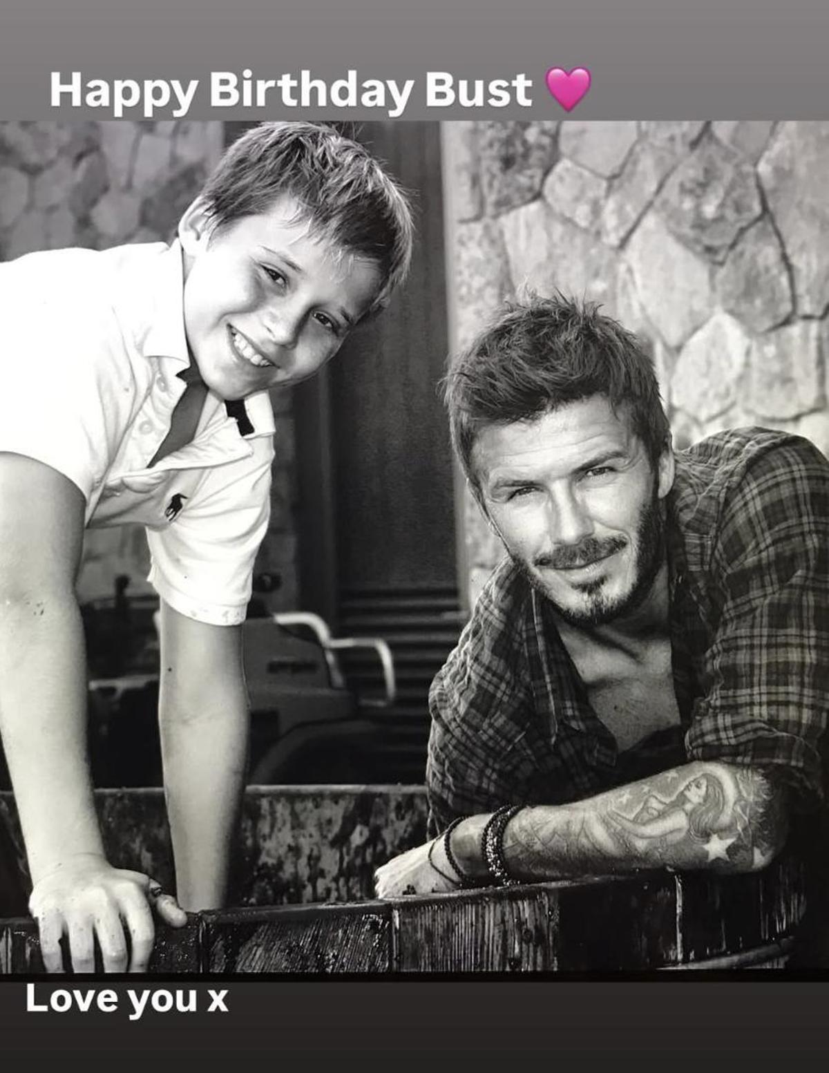 David Beckham también se acuerda de Brooklyn por su cumpleaños