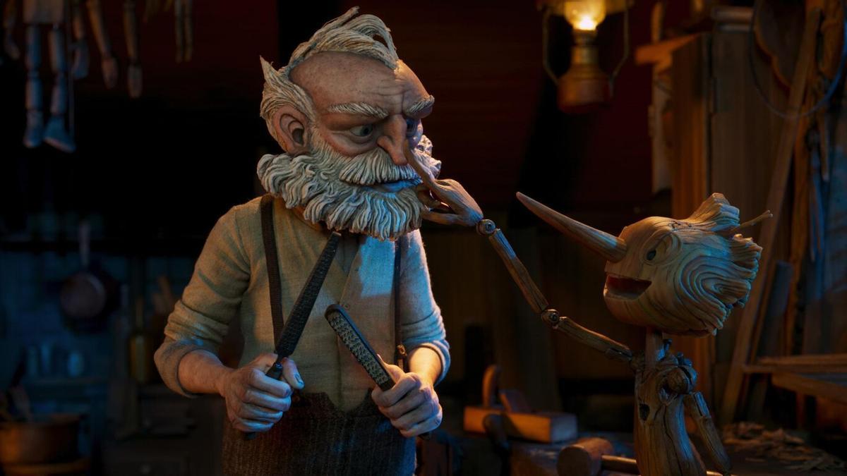 Una escena de la adaptación cinematográfica de 'Pinocho' dirigida por Guillermo del Toro