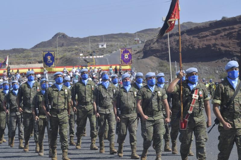 Despedida a militares que parten a Beirut en misión de Paz