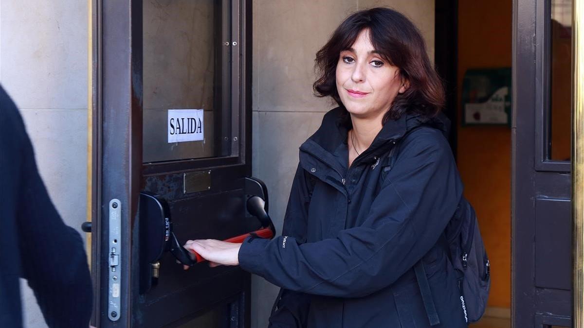 Juana Rivas tras recoger la sentencia que la condenó a 5 años de cárcel