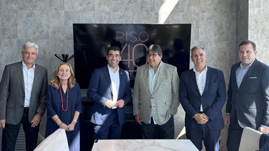 Luis López en el encuentro de Montevideo. |  FdV