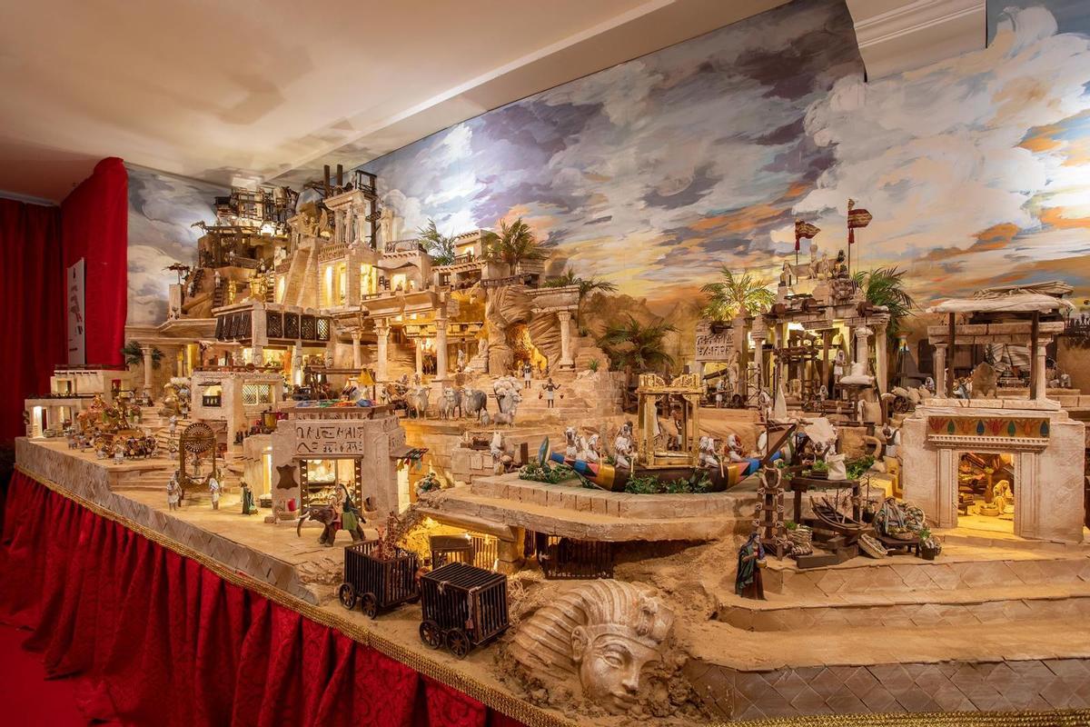 Uno de los belenes reconocidos en el concurso