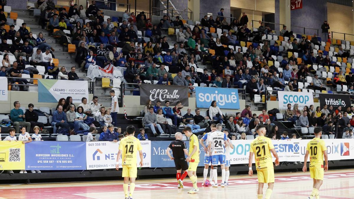 El Siglo XXI, este sábado durante el derbi de fútbol sala entre el Wanapix y el Entrerríos Automatización.