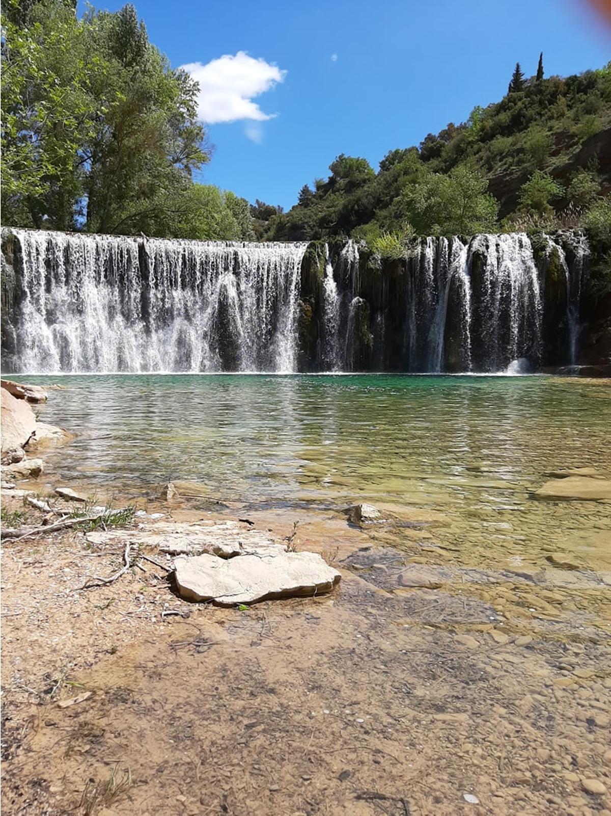 El conocido Salto de Bierge, en la comarca de Somontano.
