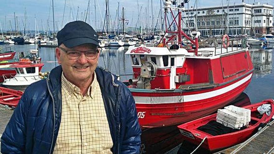 José Calo, en el puerto pesquero de A Coruña, la pasada semana.