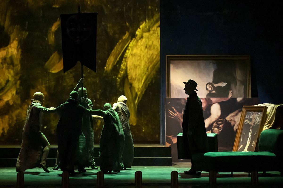 Un momento de 'El retablo de Maese Pedro' dentro del programa doble 'La Edad de Plata', cuando se reprensentó en el Teatro Cervantes de Málaga el año pasado.