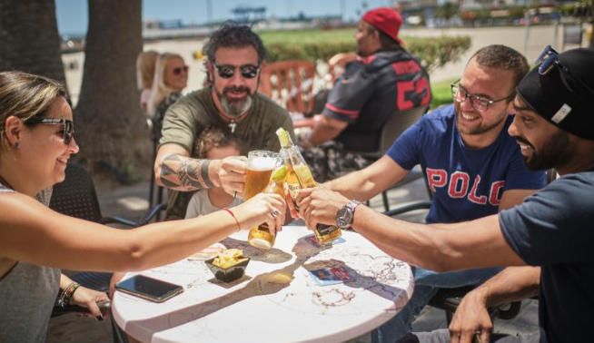 Primera fase de la desescalada en sur de Tenerife.