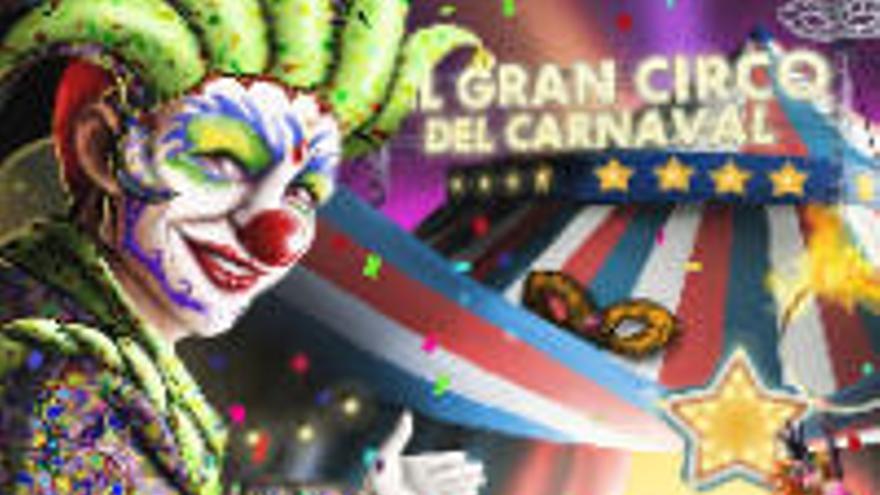 Cartel anunciador del Carnaval de Candelaria.