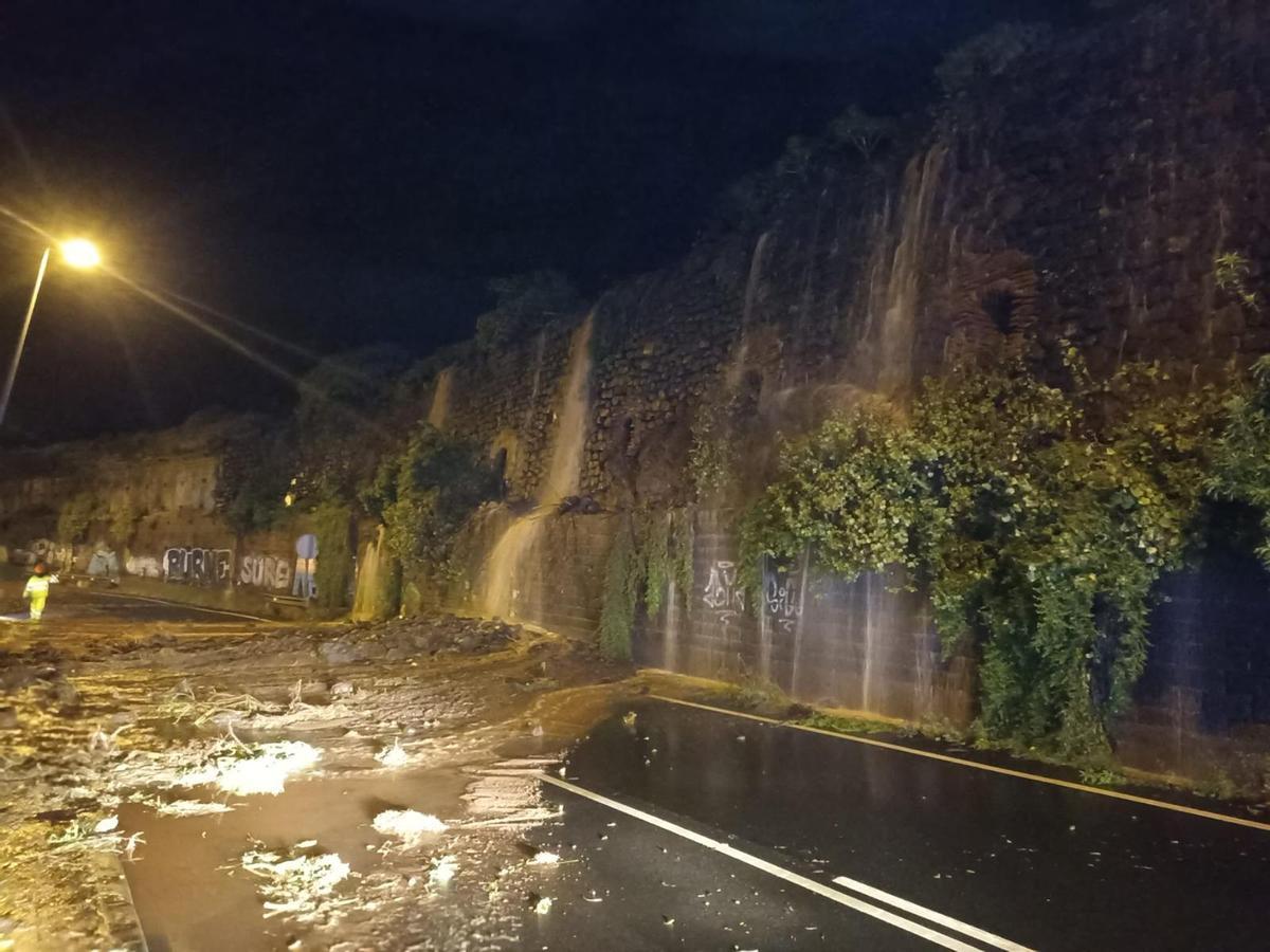 Desperfectos en vías por el impacto de la borrasca Therese
