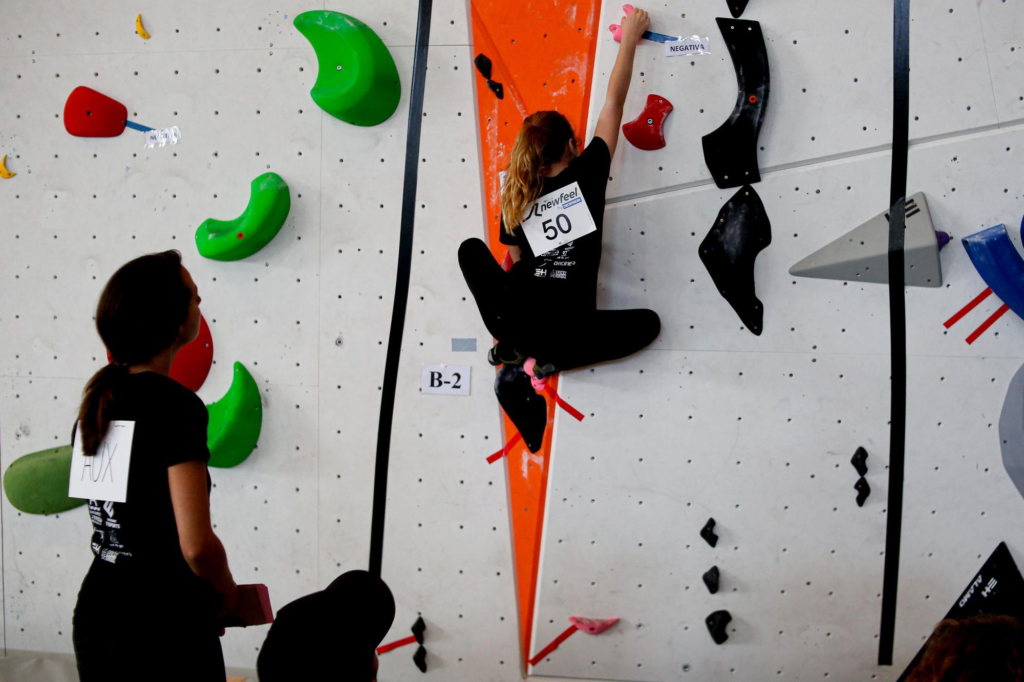 Las imágenes del Campeonato Balear de Escalada en Ibiza