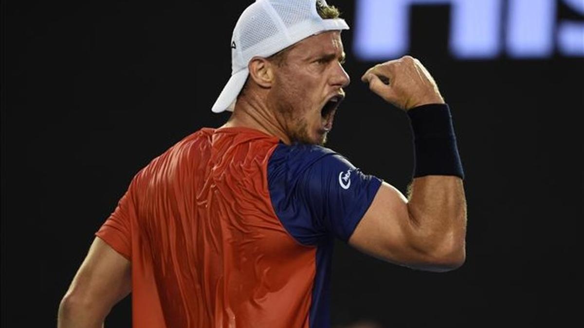 Lleyton Hewitt está disfrutando en su despedida