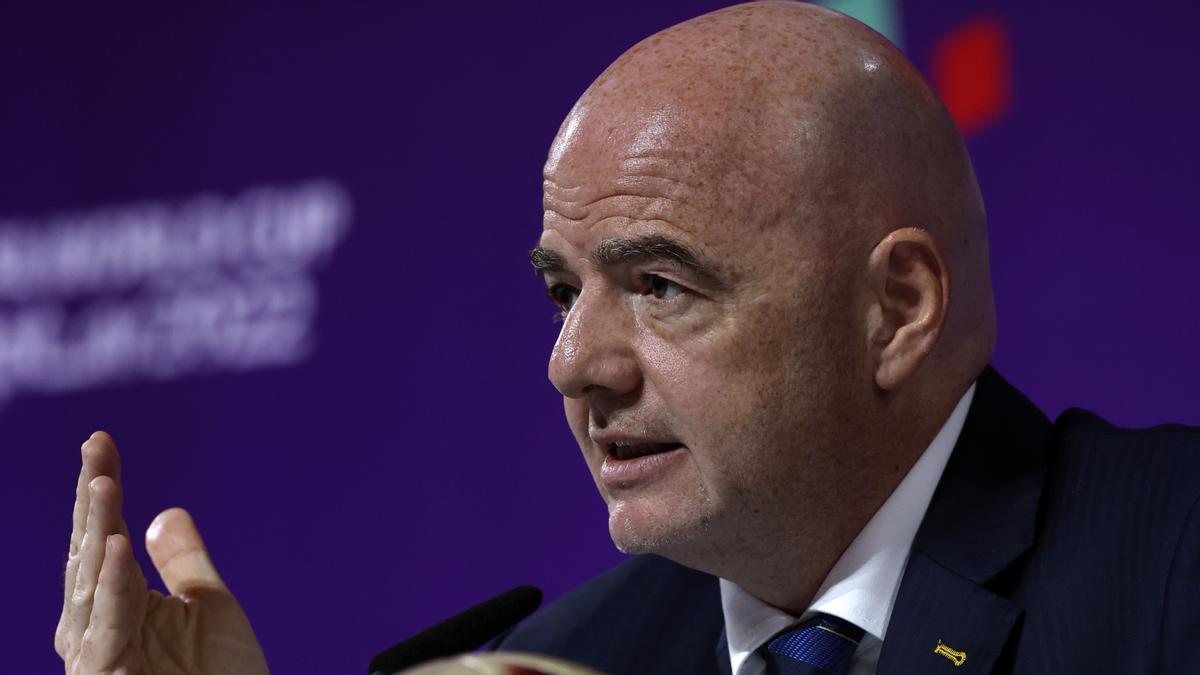 Rueda de prensa de Gianni Infantino