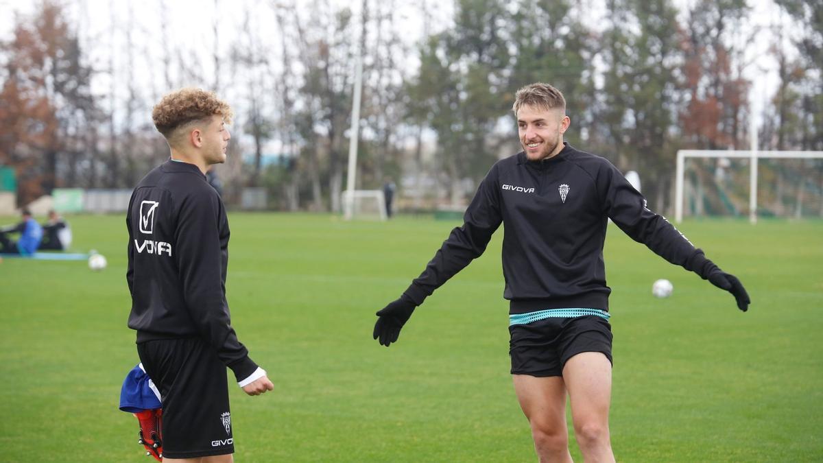 Antonio Casas y Simo Bouzaidi, en la Ciudad Deportiva.