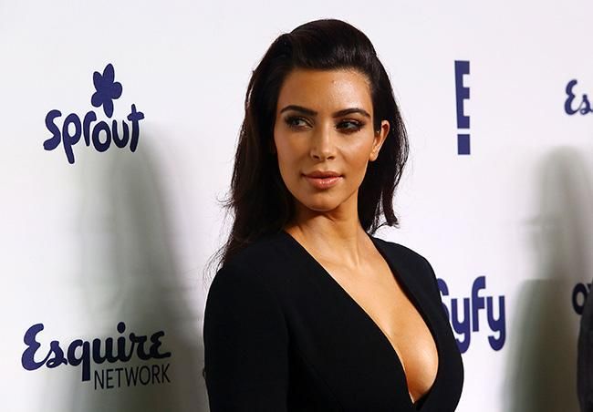 Kim Kardashian durante un evento en Nueva York
