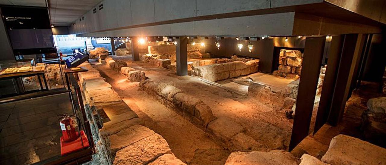 Imagen interior del Centro Arqueológico de la Almoina. | E.RIPOLL