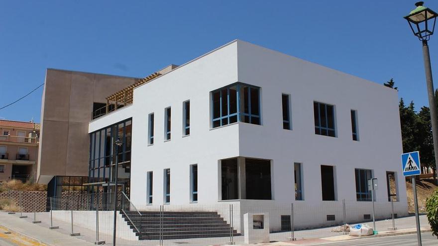 Estado de las obras de la biblioteca.