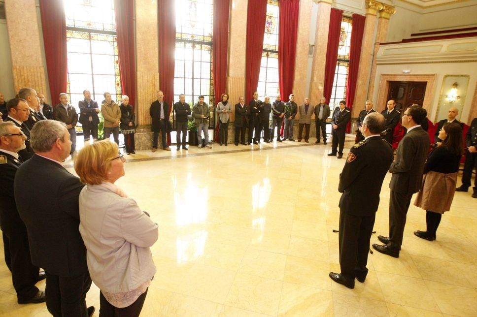 Acto de homenaje a los bomberos