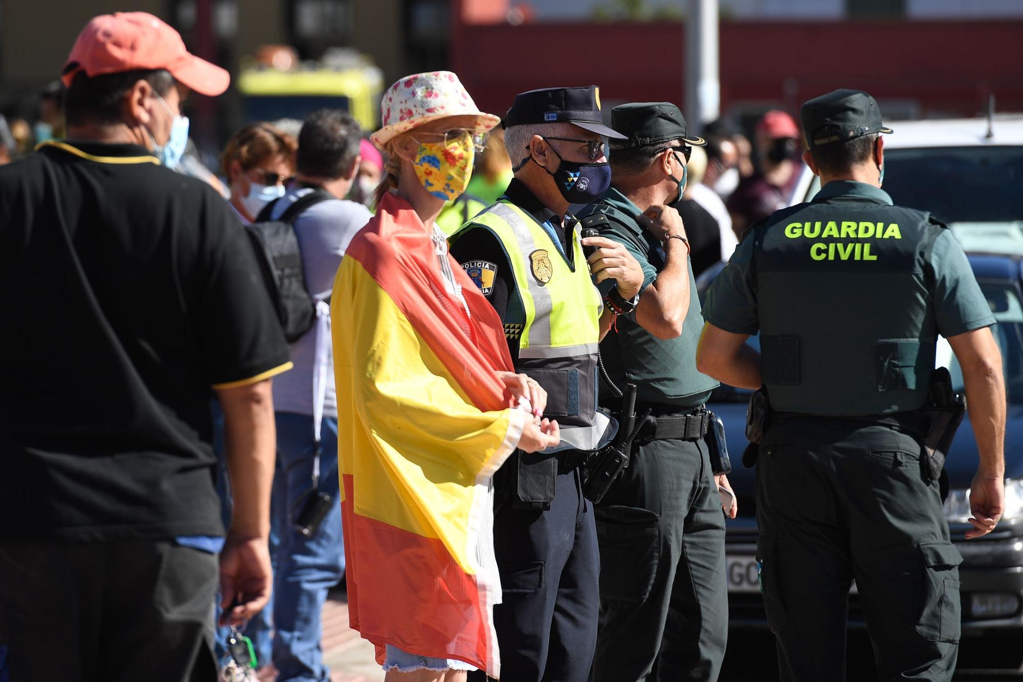 Marcha pro-turismo en Mogán