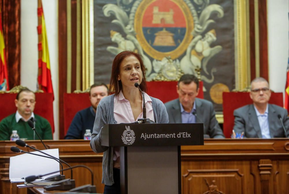 Último pleno del Ayuntamiento de Elche